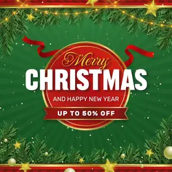 Christmas SALE Advertisement - Instagram Post - Social Media