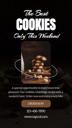 Cookies Only This Weekend Instagram Story