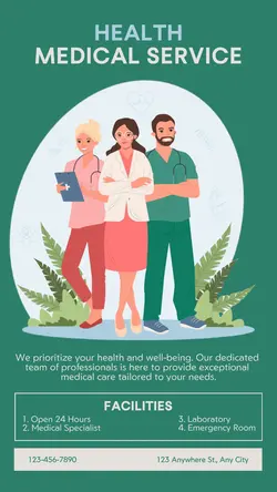 Medical Service Introduction Illustration
