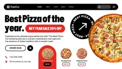 Best Pizza New Year Sale Promotion Website