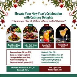 Jew Year Day Menu Instagram Post