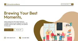 Coffee Shop Discount Offer Facebook Ad Post
