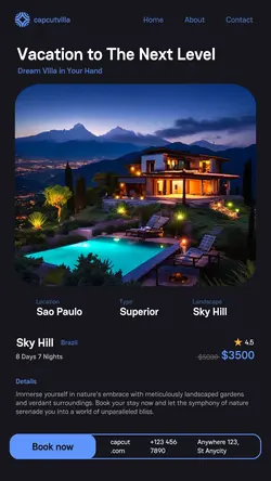 Luxury Villa Product Display Instagtam Story