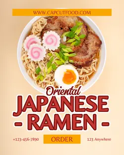 Japanese Ramen Sale Instagram Portrait