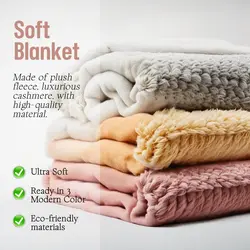 E-Commerce Household Accessories Blanket Product Callout