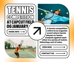 Other Tennis Competition Promotion Facebook Post