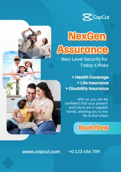 Financial & Insurance Assurance For Family Business Promotion Flyer