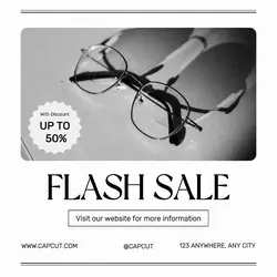 Fashion Eyeglasses Sale Instagram Post