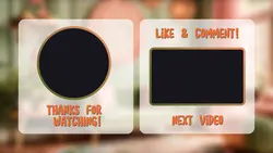 Non Marketing Youtube Endscreen Peach Green