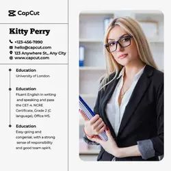 Office Business Personal Introduction show simple 