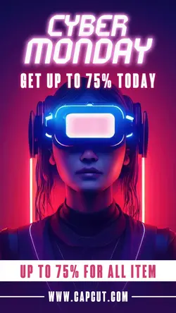 Cyber Monday Virtual Reality Promotion 
