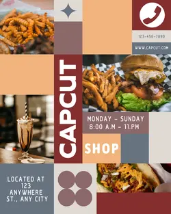 Retro Capcut Shop Poster