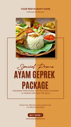 Food Promotion Restaurant Indonesian