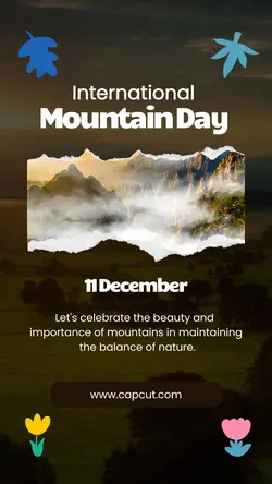 International Mountain Day Instagram Story