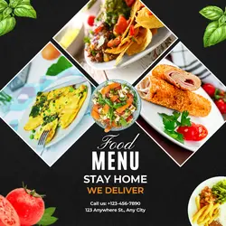 Food and Beverage-Marketing Poster Instagram Post Minimalist