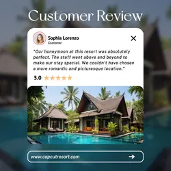 Resort Customer Review Instagram Post