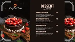 Dessert Menu twitter Post