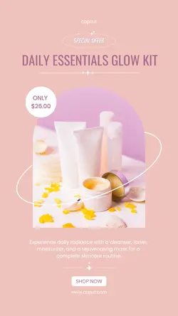 Beauty & Skincare Pack Sale Instagram Story