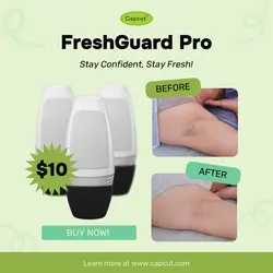 Beauty and Personal Care Deodorant Before and After Ecommerce Asset Instagram Post