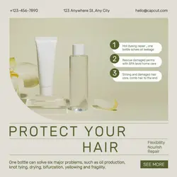 Beauty & hair conditioner Branding Minimalist