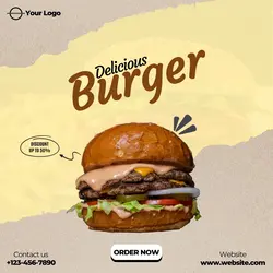 Delicious Burger Promotion