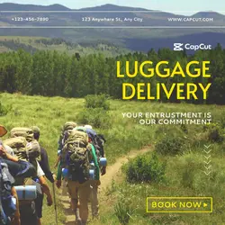 Travel Luggage delivery Showcase business