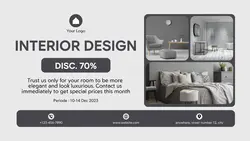 Interior Design Promotion Twitter Post