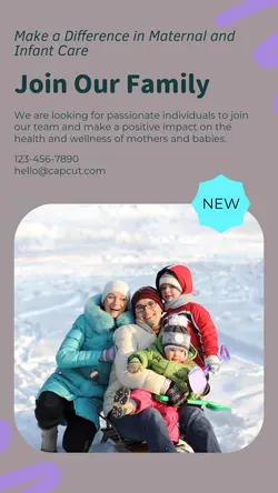 Maternal and infant care Recruitment
