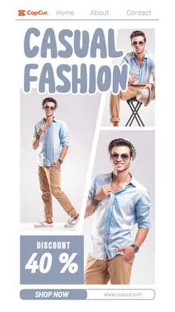 Casual Fashion Discount Instagram Story