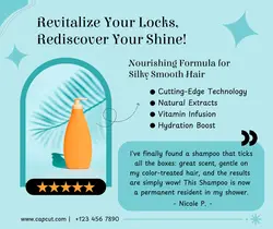 Beauty Shampoo Product Display