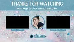 NON-MARKETING YOUTUBE ENDSCREEN glitter blue