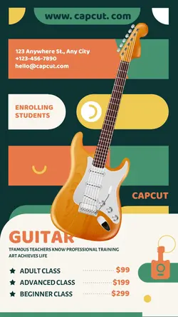 Education guitar course introduction Abstract