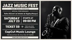 Entertainment Jazz Music Festival Promotion