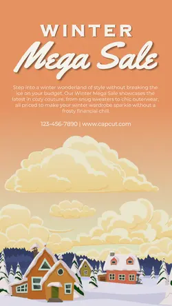 Other Industries Winter Mega Sale Instagram Story