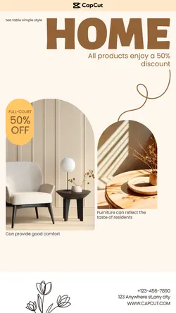 Home furnishings tea table Promotion simple style