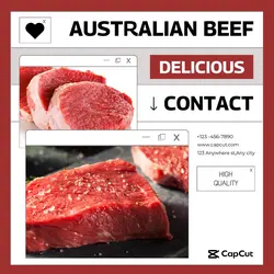 Foods & Beverage Beef Display Business