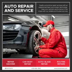 Other industries Auto Repair Display Instagram Post