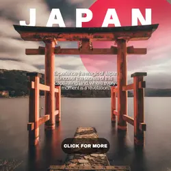 Intro for travel to japan slideshow or website