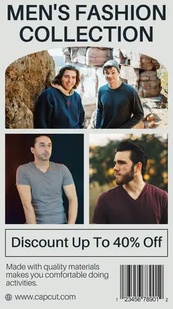 Men's Fashion Product Tiktok Post