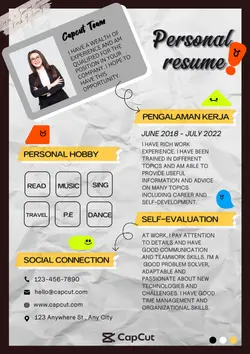 Education campus Information display Resume Portfolio