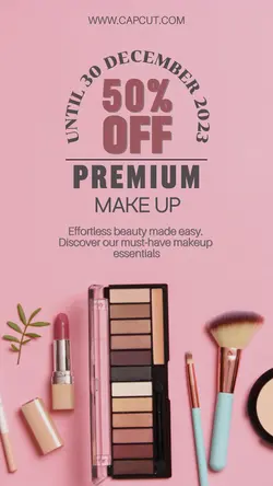 Beauty Make up Promotion Instagram Story