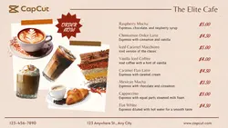 Cafe New Menu List Twitter Post