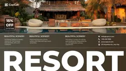 Travel Resort show simple style
