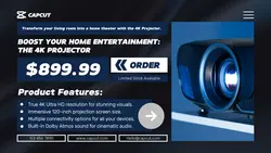 Electronic Product display projector Thumbnail Youtube