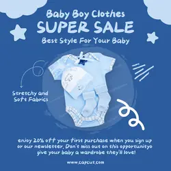Fashion Baby Boy Clothes Promotion