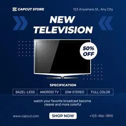 Electronics Television Instagram Post