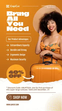 Suitcase Unlimited Promotion Instagram Story