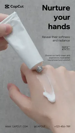 Beauty Hand cream disco  Minimalistunt 