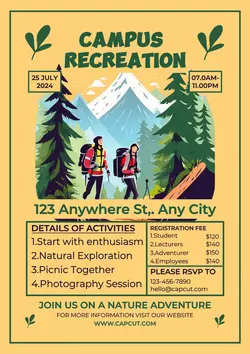 Non - Marketing Campus Poster Recreation