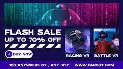 Flash Sale Virtual Reality Promotion Page